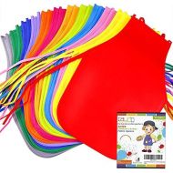 [아마존베스트]Caydo 24 Pieces 12 Colors Childrens Artists Fabric Aprons for Kitchen, Classroom, Community Event, Crafts and Art Painting Activity