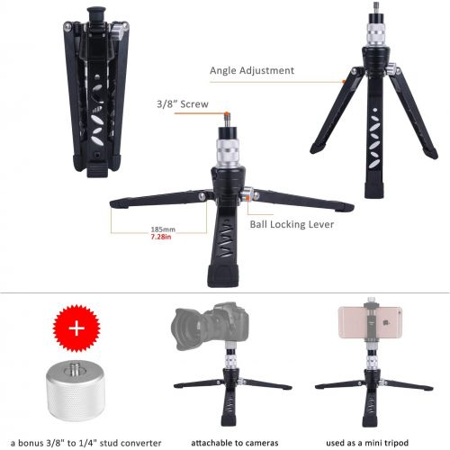  [아마존베스트]Cayer CF34 Carbon Fiber Camer Monopod Kit, 71 inch Professional Telescopic Video Monopods with Video Fluid Head and Folding Support Base for DSLR Video Cameras Camcorders, Plus 1 E