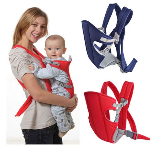  CdyBox Adjustable Infant Baby Carrier Newborn Kid Sling Wrap Front Back Rider Backpack Pouch Bag Original Ultralight Miracle (Blue)