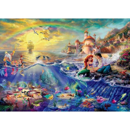  Ceaco Thomas Kinkade 4-in-1 Multi Pack Disney Puzzles (500 Piece)