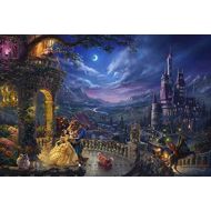 Ceaco Thomas Kinkade The Disney Collection Beauty and The Beast Dancing in The Moonlight Jigsaw Puzzle, 750 Pieces Multi colored, 5
