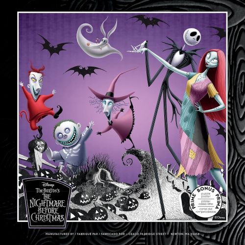  Ceaco Disney 300 Oversized Piece Nightmare Before Christmas Holiday Jigsaw Puzzle, Lets Dance