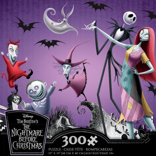  Ceaco Disney 300 Oversized Piece Nightmare Before Christmas Holiday Jigsaw Puzzle, Lets Dance