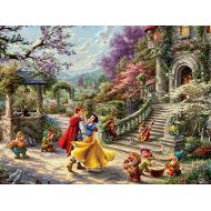 Ceaco 750 Piece Thomas Kinkade The Disney Collection Snow White Sunlight Jigsaw Puzzle, Kids and Adults Multi colored, 5