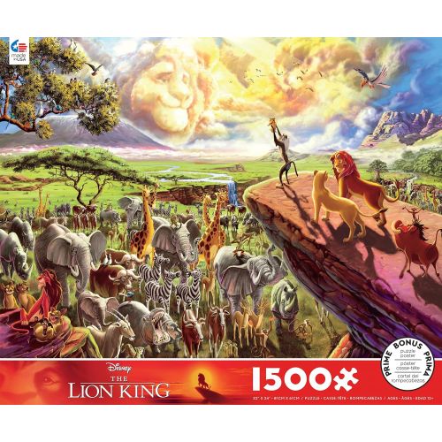  Ceaco 1500 Piece Disney Collection The Lion King Jigsaw Puzzle, Kids and Adults
