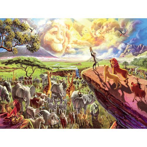  Ceaco 1500 Piece Disney Collection The Lion King Jigsaw Puzzle, Kids and Adults