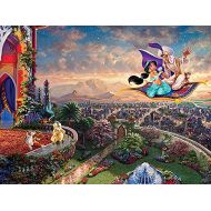 Ceaco Thomas Kinkade The Disney Collection Aladdin Jigsaw Puzzle, 750 Pieces Basic, 5