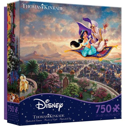  Ceaco Thomas Kinkade The Disney Collection Aladdin Jigsaw Puzzle, 750 Pieces Basic, 5