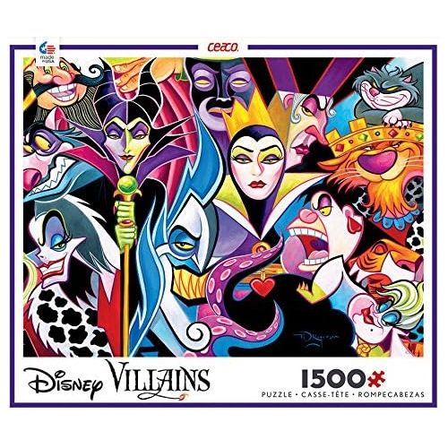  Ceaco Disney Villains Jigsaw Puzzle, 1500 Pieces