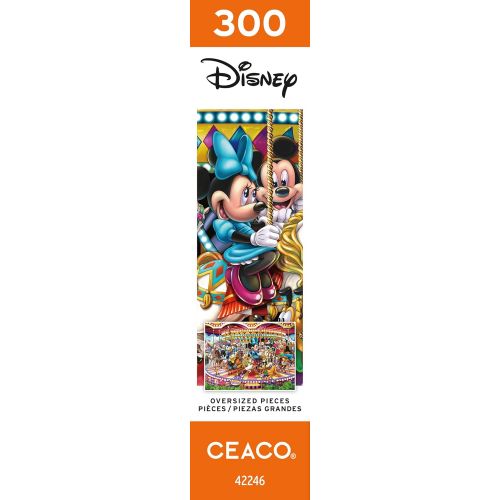  Ceaco 300 Piece Disney Collection, Carousel Jigsaw Puzzle, Kids Oversized Pieces