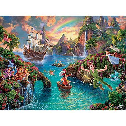  Ceaco Thomas Kinkade The Disney Collection Peter Pan Jigsaw Puzzle, 750 Pieces Multi colored, 5