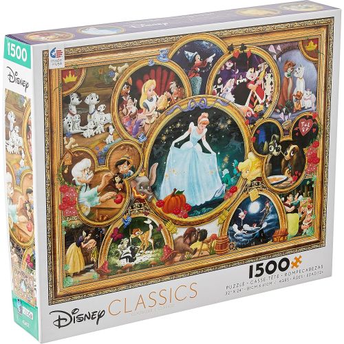  Ceaco Disney Classics Classic Collage Jigsaw Puzzle, 1500 Pieces