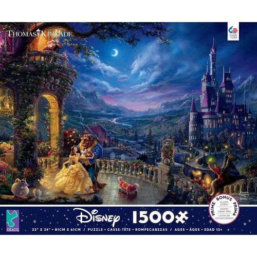  Ceaco Disney Beauty and The Beast Dancing in The Moonlight Jigsaw Puzzle, 1500 Pieces