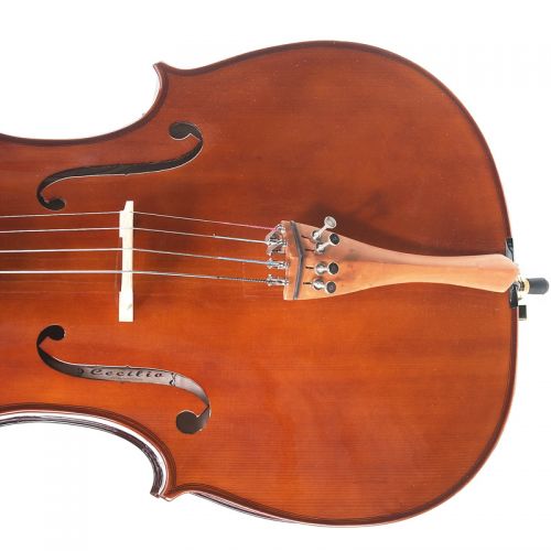  Cecilio CCO-300 Solid Wood Cello with Hard & Soft Case 44 (Full Size)