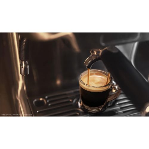  Cecotec Power Espresso 20 Barista Pro Espressomaschine 2900W Aus Rostfreiem Edelstahl TwinFilteraufsatz 1 Bis 2 Tassen 2 Heizbloecke Heisswasserduese Milchschaumduese 2,7 L Wassertank