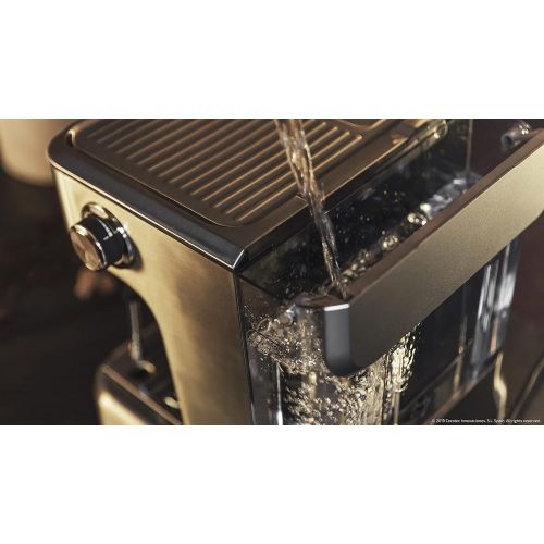  Cecotec Power Espresso 20 Barista Pro Espressomaschine 2900W Aus Rostfreiem Edelstahl TwinFilteraufsatz 1 Bis 2 Tassen 2 Heizbloecke Heisswasserduese Milchschaumduese 2,7 L Wassertank