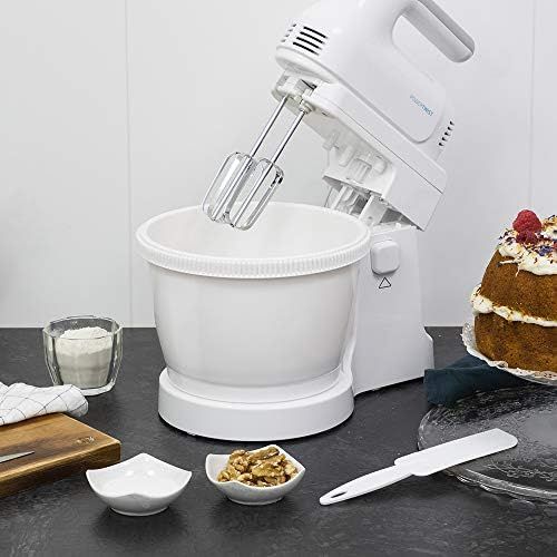  [아마존베스트]Cecotec PowerTwist 500 Gyro Stand Mixer - Power of 500 W, 5 Speeds Including Turbo, 3 Accessories, BPA-Free, 3.5 L Bowl