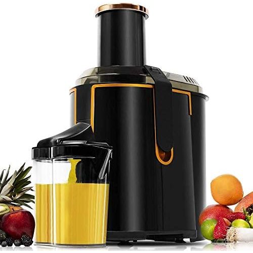  [아마존베스트]Cecotec Orbital mixer to extract the juice of fruit and vegetables. With 19,000 RPM and 1000 W maximum power. Titanium coating on the disc. XL input channel Extreme Titanium 19000 by Cecot