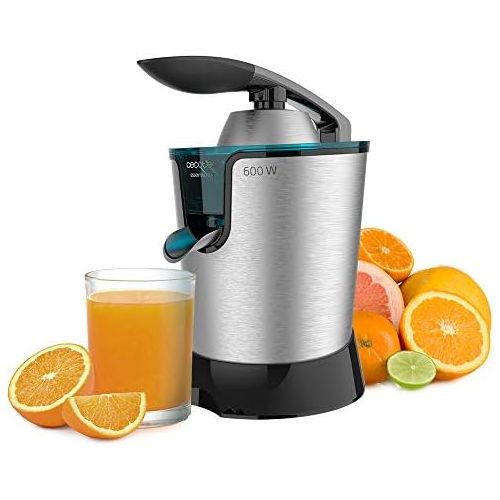  [아마존베스트]Cecotec EssentialVita PowerAdjust 600 Electric Citrus Juicer Black