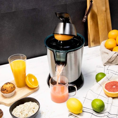  [아마존베스트]Cecotec EssentialVita PowerAdjust 600 Electric Citrus Juicer Black