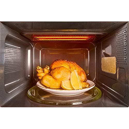  [아마존베스트]Cecotec Microwave with grill in black, capacity: 20 L, 700 W, 900 W grill, 9 levels of operation, timer 30 min, defrosting mode, black