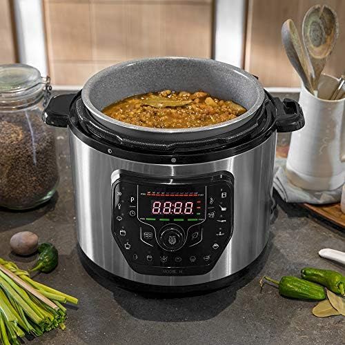  [아마존베스트]Cecotec GM H Programmable Pressure Cooker - Intelligent Cooking - 6 Litres - 24 Hours Programmable - 15 Safety Systems - 90 Kpa - 19 Menus