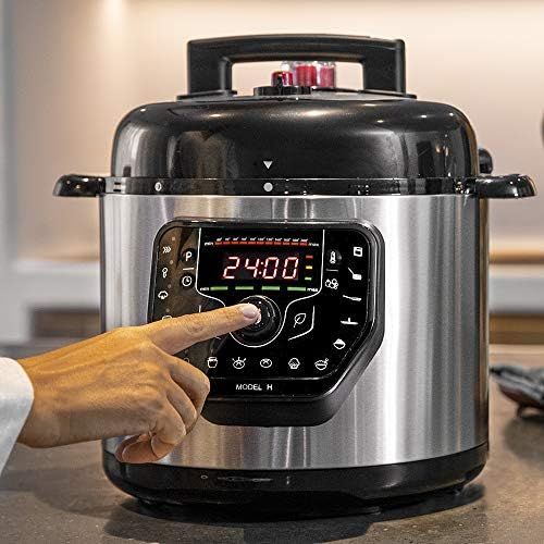  [아마존베스트]Cecotec GM H Programmable Pressure Cooker - Intelligent Cooking - 6 Litres - 24 Hours Programmable - 15 Safety Systems - 90 Kpa - 19 Menus