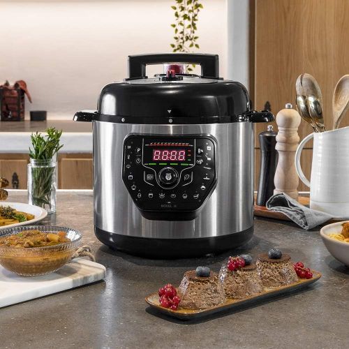  [아마존베스트]Cecotec GM H Programmable Pressure Cooker - Intelligent Cooking - 6 Litres - 24 Hours Programmable - 15 Safety Systems - 90 Kpa - 19 Menus