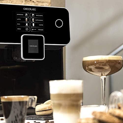  [아마존베스트]Cecotec Power Matic-ccino 7000 coffee machine, free-standing, 1.7 l, integrated grinder, 1500 W, black digital black