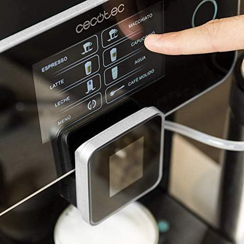  [아마존베스트]Cecotec Power Matic-ccino 7000 coffee machine, free-standing, 1.7 l, integrated grinder, 1500 W, black digital black