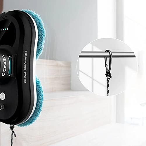  [아마존베스트]Cecotec Conga WinDroid 870 Connected Window Cleaning Robot Intelligent Navigation App Control Triple Security System 4 Cleaning Programmes