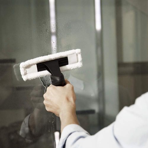  [아마존베스트]Cecotec CongaImmortal Extreme 3.7 V Glass Hand Reusable Window Vacuum Cleaner for 3 Phase Cleaning at 30 Minutes Runtime and Spray Bottle in Grey, White, Aquamarine