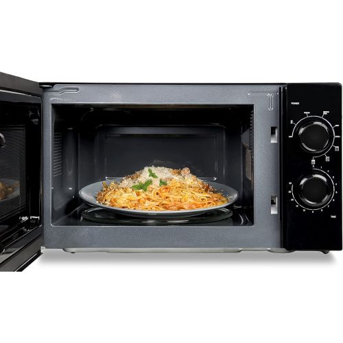  [아마존베스트]Cecotec Microwave with grill in black, capacity: 20 L, 700 W, 900 W grill, 9 levels of operation, timer 30 min, defrosting mode, black