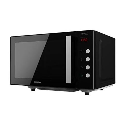  [아마존베스트]Cecotec GrandHeat 2000 Flat Bed Plate Microwave (Black)