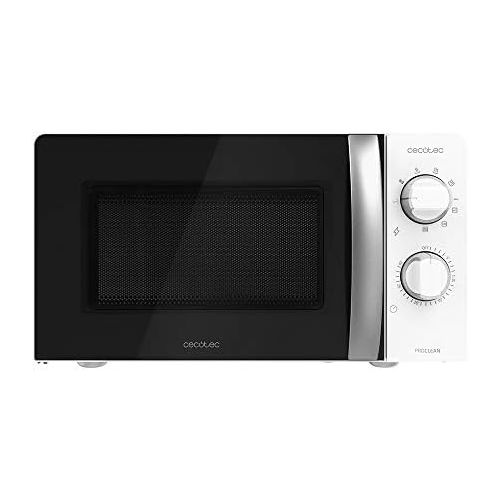  [아마존베스트]Cecotec ProClean 2110 Microwave Oven 20 Litre Capacity 700 Watt Power 6 Function Levels 30 Minute Timer Defrost Mode and Grill Function White