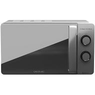 [아마존베스트]Cecotec Microwave, Black, 20L, 6 Levels, 3D Wave Technology, 700 W, Elegant Design, Ready2Clean Coating for Easy Cleaning, 1150 W