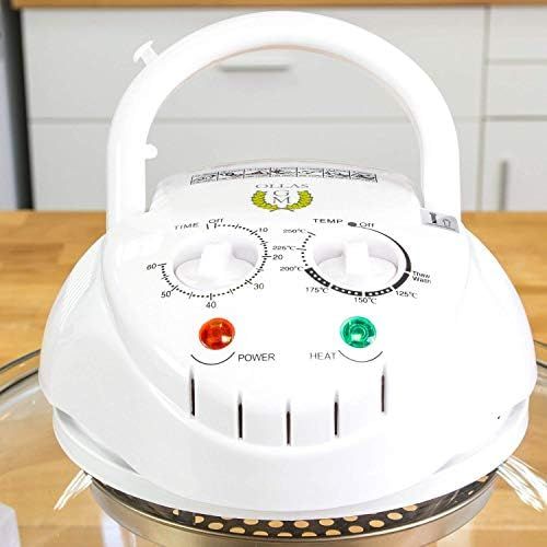  [아마존베스트]Cecotec Combi grill table convection oven. Multi-functional, temperature up to 250ºC, 60 minute timer, extension ring for more capacity (19 litres), 1300 W.