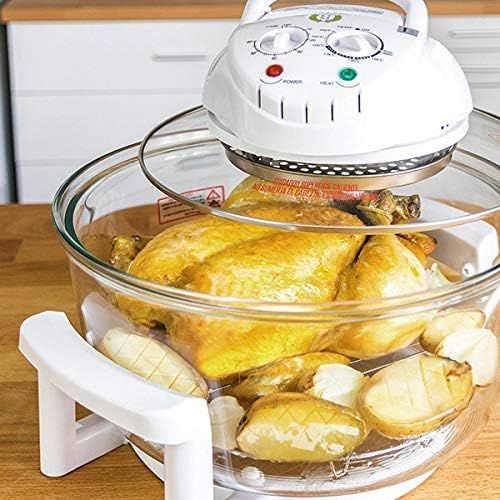  [아마존베스트]Cecotec Combi grill table convection oven. Multi-functional, temperature up to 250ºC, 60 minute timer, extension ring for more capacity (19 litres), 1300 W.