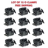 Cedarslink O-Clamp 12 Pack DJ Lighting Clamp to Mount Light to 1.5 - 2 Trussing and Pipe