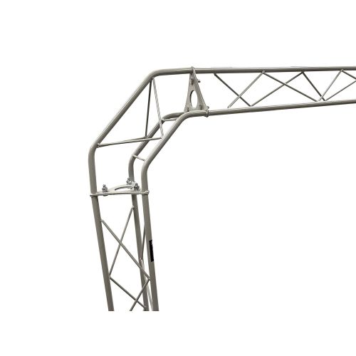  Cedarslink SILVER TRUSS ARCH KIT 7.6FT Height Mobile Portable DJ Lighting System Metal Arch. Miniature 6 Trussing! Quick, Easy Setup! Heavy Duty!