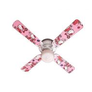 Ceiling Fan Designers Ceiling Fan, Hello Kitty Sweet Dreams, 42