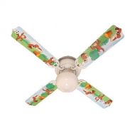 Ceiling Fan Designers Ceiling Fan, Curious George Monkey, 42