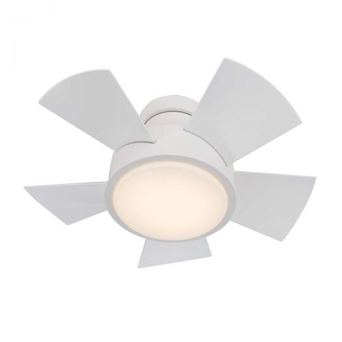  Modern Forms FH-W1802-26L-MW Vox 26 Five Blade IndoorOutdoor Smart Fan with 6-Speed DC Motor and LED Light, Matte White Finish. With IOSAndroid App