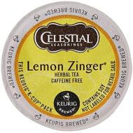 Celestial Seasonings Keurig Lemon Zinger Tea K-Cups 24 Ct