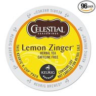 Celestial Seasonings 14732CT Lemon Zinger Herbal Tea K-Cups, 96/carton