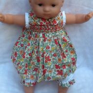 /CelestineBordeaux set Liberty Grenadine 36 cm doll clothing