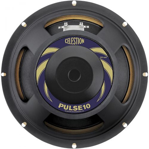  Celestion},description:With its robust steel-chassis, PULSE10, provides a rock-solid bass performance, whether alone in a single speaker combo, in a 4x10 or even an 8x10 cab. Expec