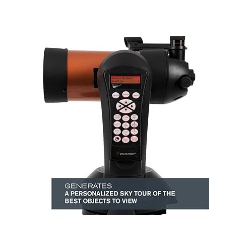 셀레스트론 Celestron - NexStar 4SE Telescope - Computerized Telescope for Beginners and Advanced Users - Fully-Automated GoTo Mount - SkyAlign Technology - 40,000+ Celestial Objects - 4-Inch Primary Mirror