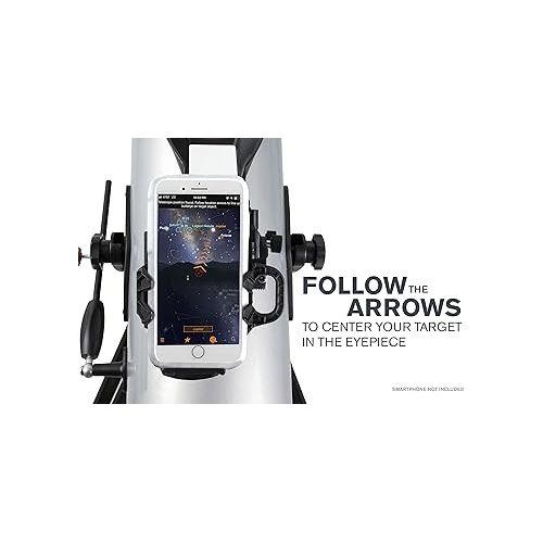 셀레스트론 Celestron - StarSense Explorer LT 114AZ Smartphone App-Enabled Telescope - Works with StarSense App to Help You Find Stars, Planets & More - 114mm Newtonian Reflector - iPhone/Android Compatible