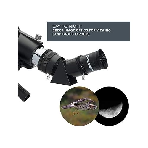 셀레스트론 Celestron - 80mm Travel Scope - Portable Refractor Telescope - Fully-Coated Glass Optics - Ideal Telescope for Beginners - Bonus Astronomy Software Package - Digiscoping Smartphone Adapter